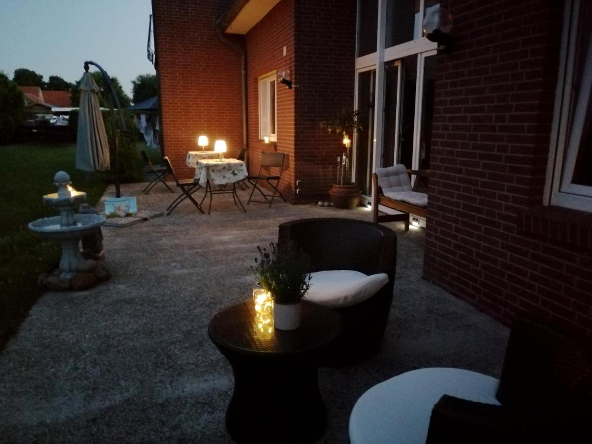 Pension Nordseebriese Dornum Esterno foto