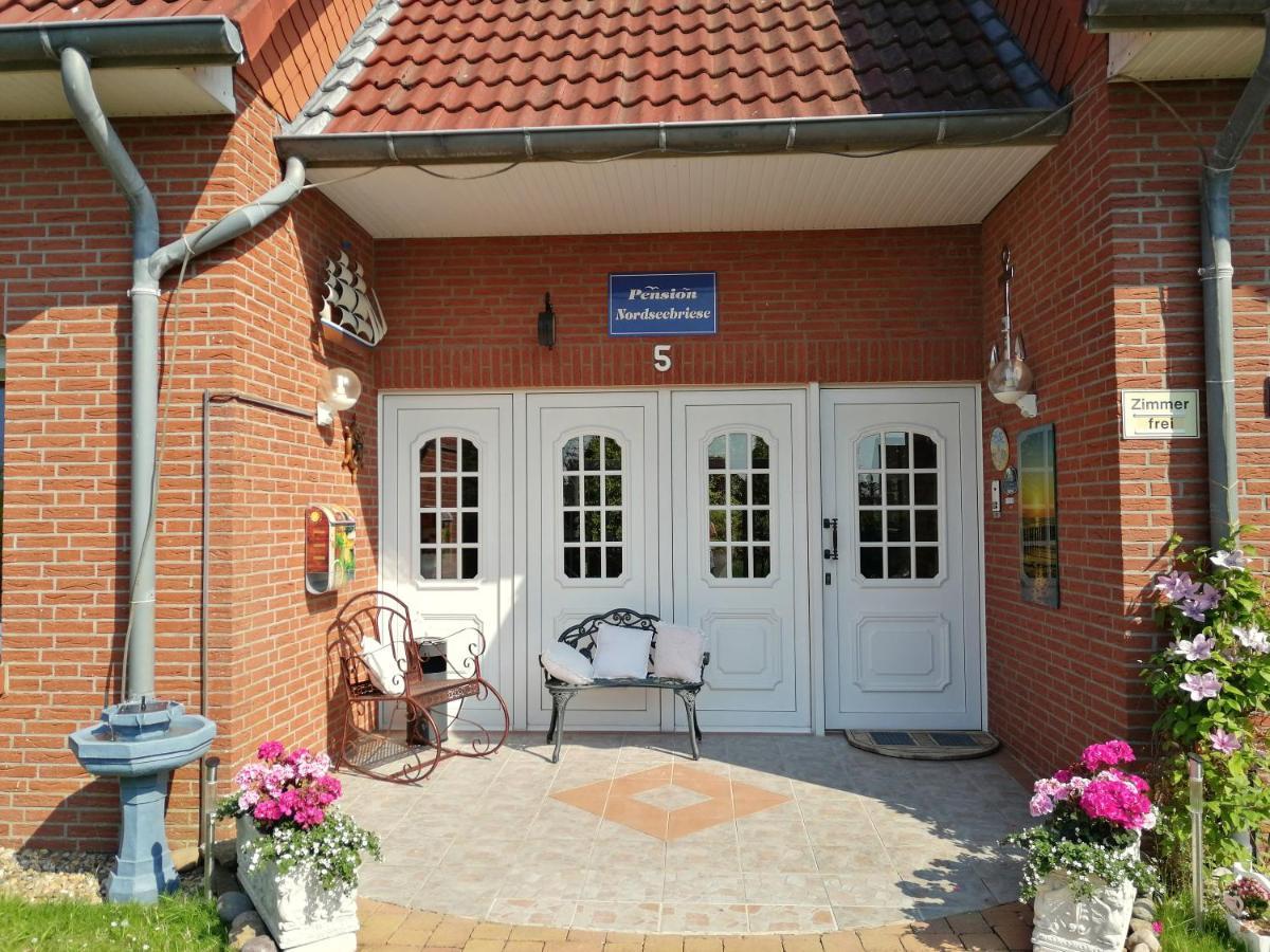 Pension Nordseebriese Dornum Esterno foto